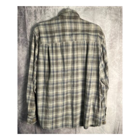 Royal Robbins Men’s Plaid Flannel Button Down Shirt Long Sleeve Size Large - Picture 3 of 7